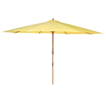 Yescom 13FT Large Outdoor Patio Umbrella UV30+ Wood 8 Rib Pole for Table Beach Yard Garden Wedding Deck Cafe Pool yellow
