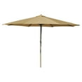 thumbnail image 1 of Yescom 13FT Large Outdoor Patio Umbrella UV30+ Wood 8 Rib Pole for Table Beach Yard Garden Wedding Deck Cafe Pool Tan, 1 of 9