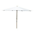 thumbnail image 1 of Yescom 13FT Large Outdoor Patio Umbrella UV30+ Wood 8 Rib Pole for Table Beach Yard Garden Wedding Deck Cafe Pool White, 1 of 9