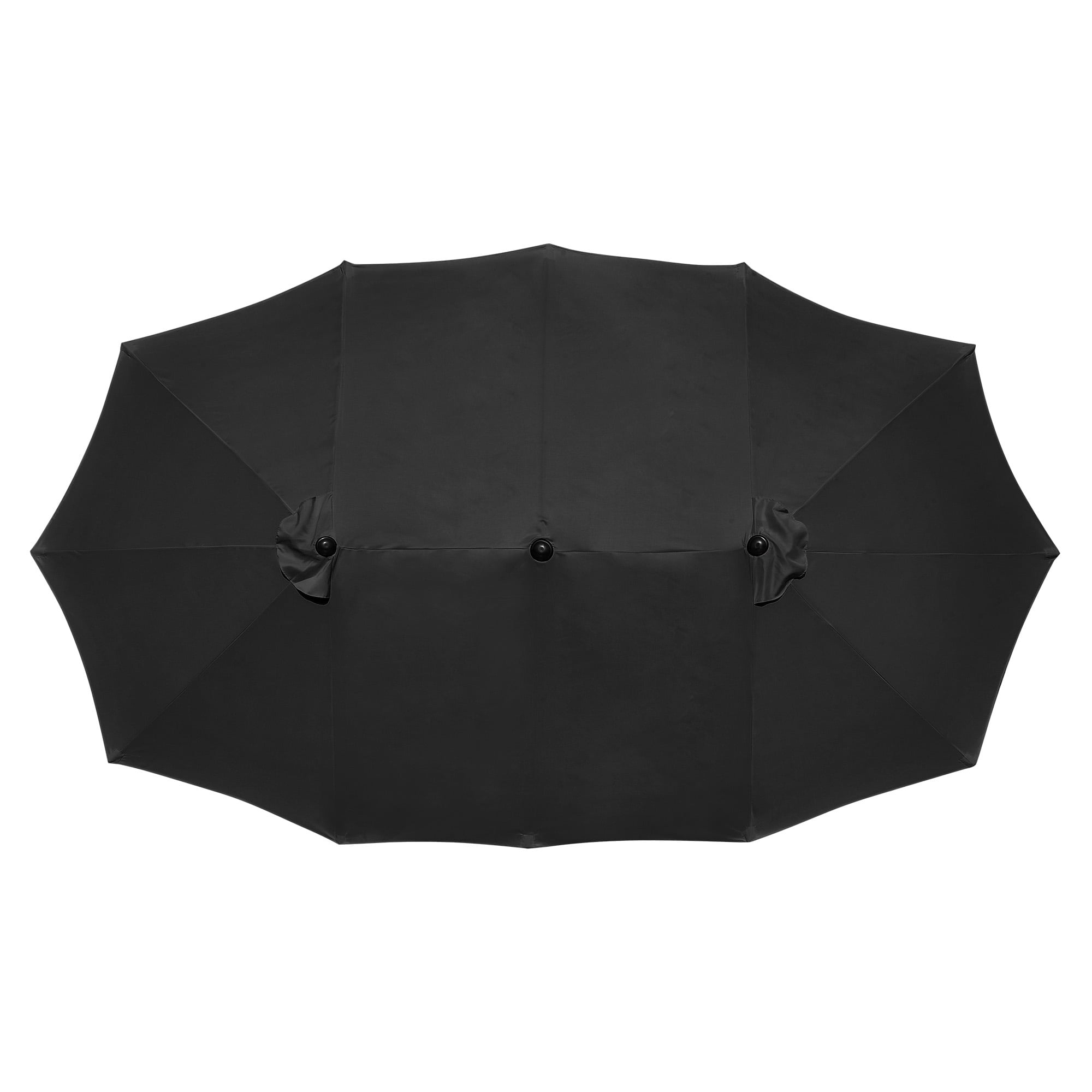 14 Ft Double Sided Umbrella Replacement Canopy Market Table Top Outdoor Poolside