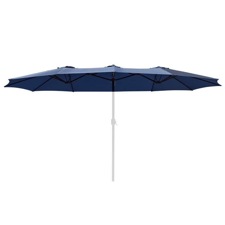 11' offset patio umbrella - threshold 11' Round Offset Solar Outdoor Patio Cantilever Umbrella Linen with Black Pole & Base