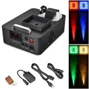 Vertical Smoke Fog Machine With Lights LED 1500W Floor Fogger DJ Equipment for Parties Stage Show Weddings Disco