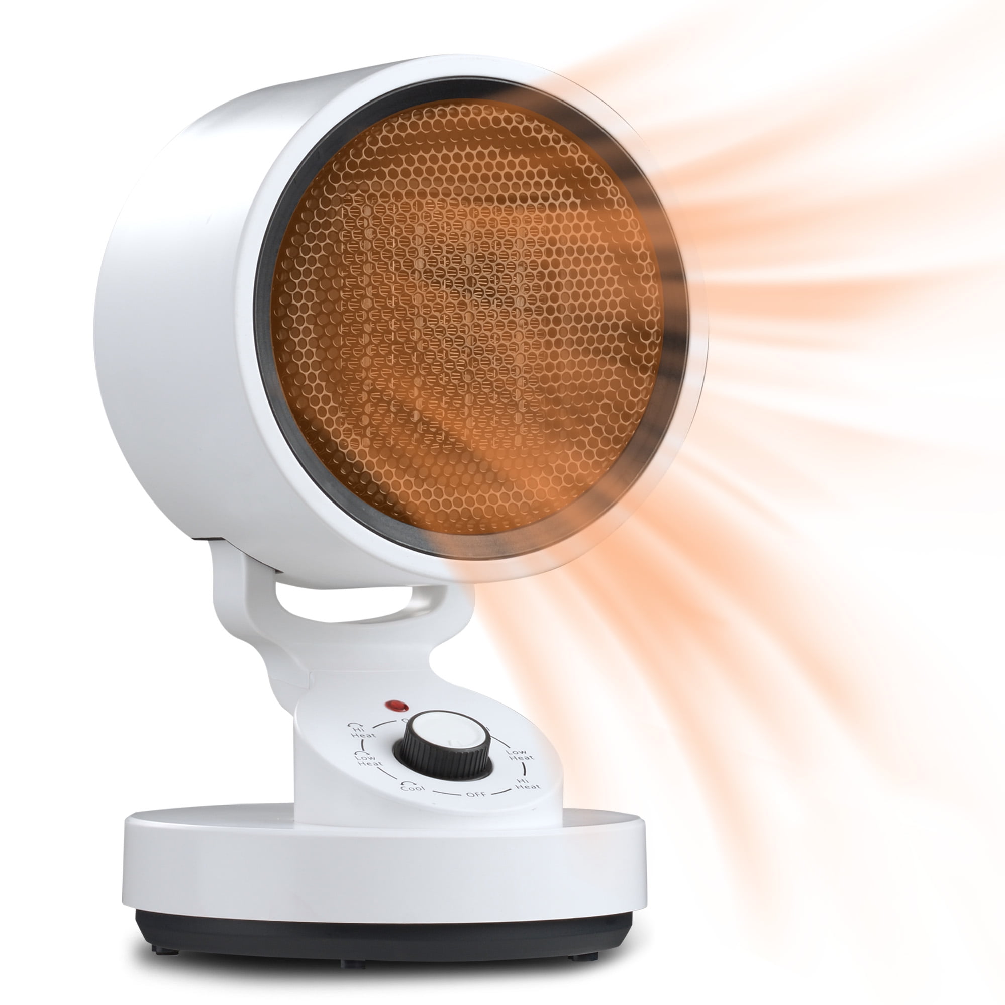 Yescom 1500W PTC Ceramic Space Heater Electric Oscillating Heating White -  Walmart.com