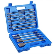 Yescom 17pcs SDS Plus Rotary Hammer Drill Bits Chisel Concrete Masonry Hole Tool Set