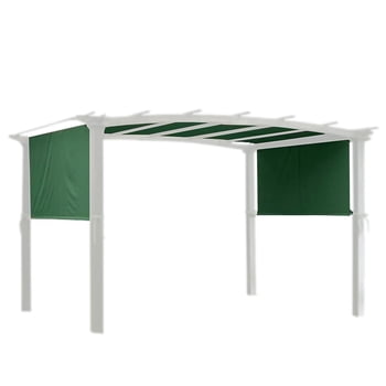 Yescom 17x6.8 Ft Universal Canopy Cover Replacement for 6Ft Curved Pergola Structure Green