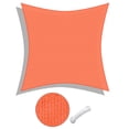 thumbnail image 1 of Yescom 18x18Ft 97% UV Block Square Sun Shade Sail Outdoor Patio Pool Garden Yard Lawn Carport Awning Bright Orange, 1 of 10