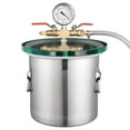 thumbnail image 1 of Yescom 2 Gallon Stainless Steel Vacuum Chamber Tempered Glass Lid kit for Essential Oils Silicone Mold Defoaming DIY, 1 of 11