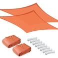 thumbnail image 1 of Yescom 2 Pack 12x8 Ft 97% UV Block Rectangle HDPE Sun Shade Sail Canopy Outdoor Pool, 1 of 10