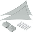thumbnail image 1 of Yescom 2 Pack 7 Ft 97% UV Block Triangle Sun Shade Sail Canopy Outdoor Patio Awning, 1 of 12