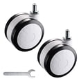 thumbnail image 1 of Yescom NexusX X-W 2 Pack Mute Wheel Replacement Swivel Casters for PC Mobile Cart Medical Trolley, 1 of 8