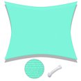 thumbnail image 1 of Yescom 20x16Ft 97% UV Block Rectangle Sun Shade Sail Outdoor Patio Pool Garden Yard Lawn Carport Net Awning Pearl Aqua, 1 of 11