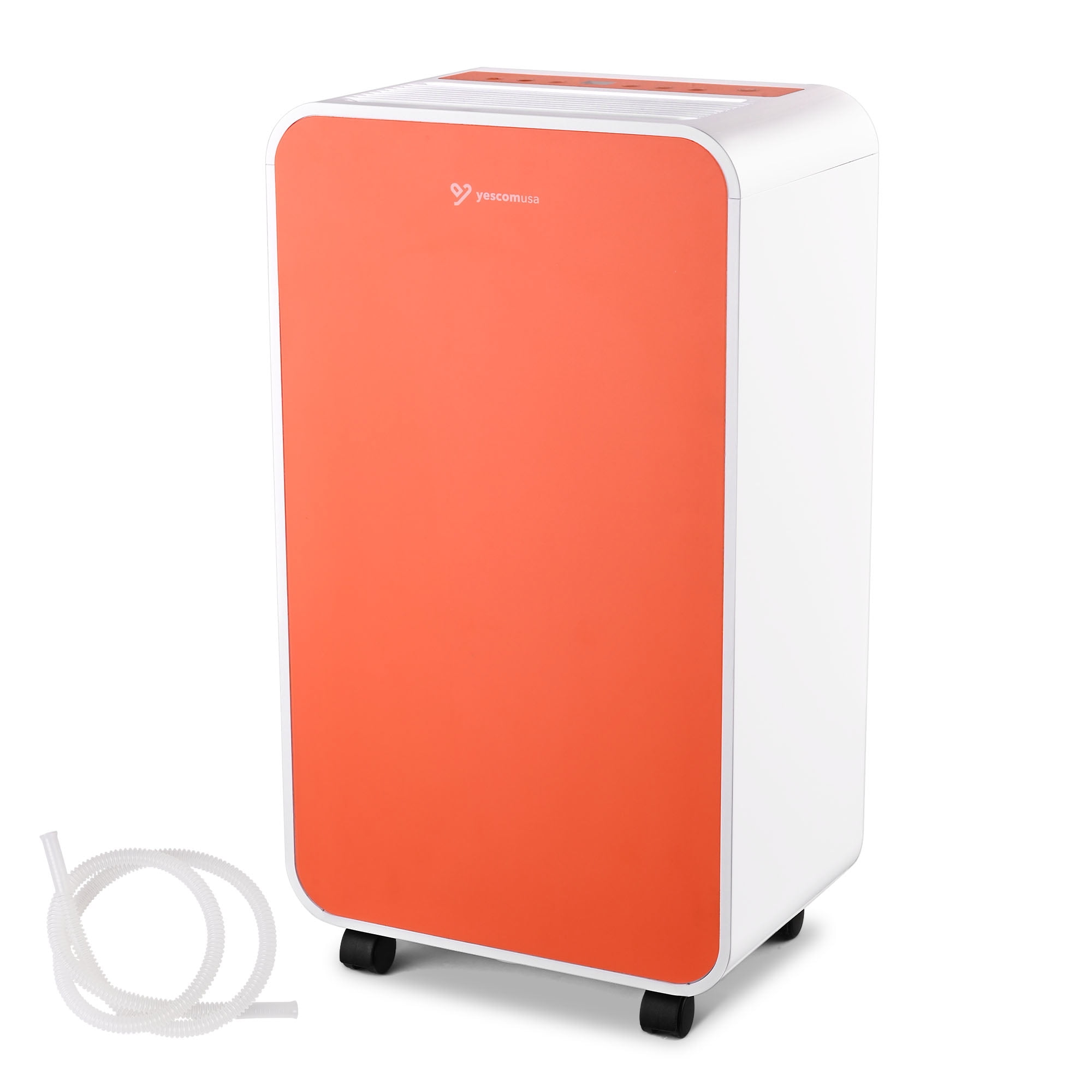 24 Pint Dehumidifier, 2700 Sq. ft, Auto Shutoff, Drain Hose, Portable for Home/Basement