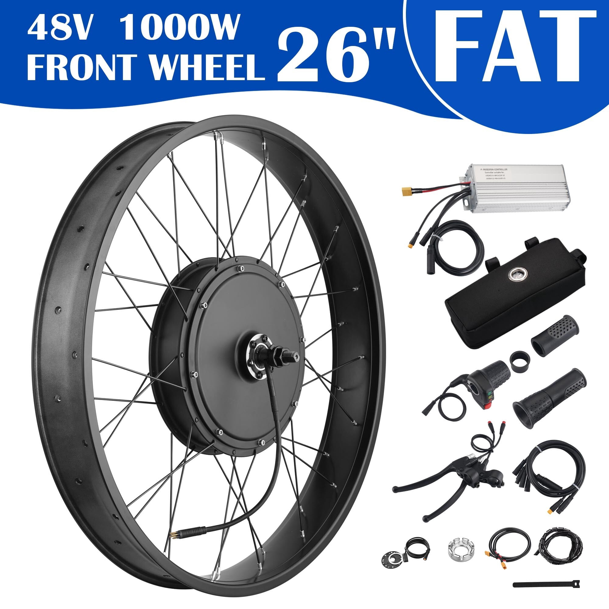 yescom 26in rear electric bicycle motor conversion kit 48v 1000w Silicon Power Store (US) the motor only work under hall effect 26 Inch 48V 1000W Rear
