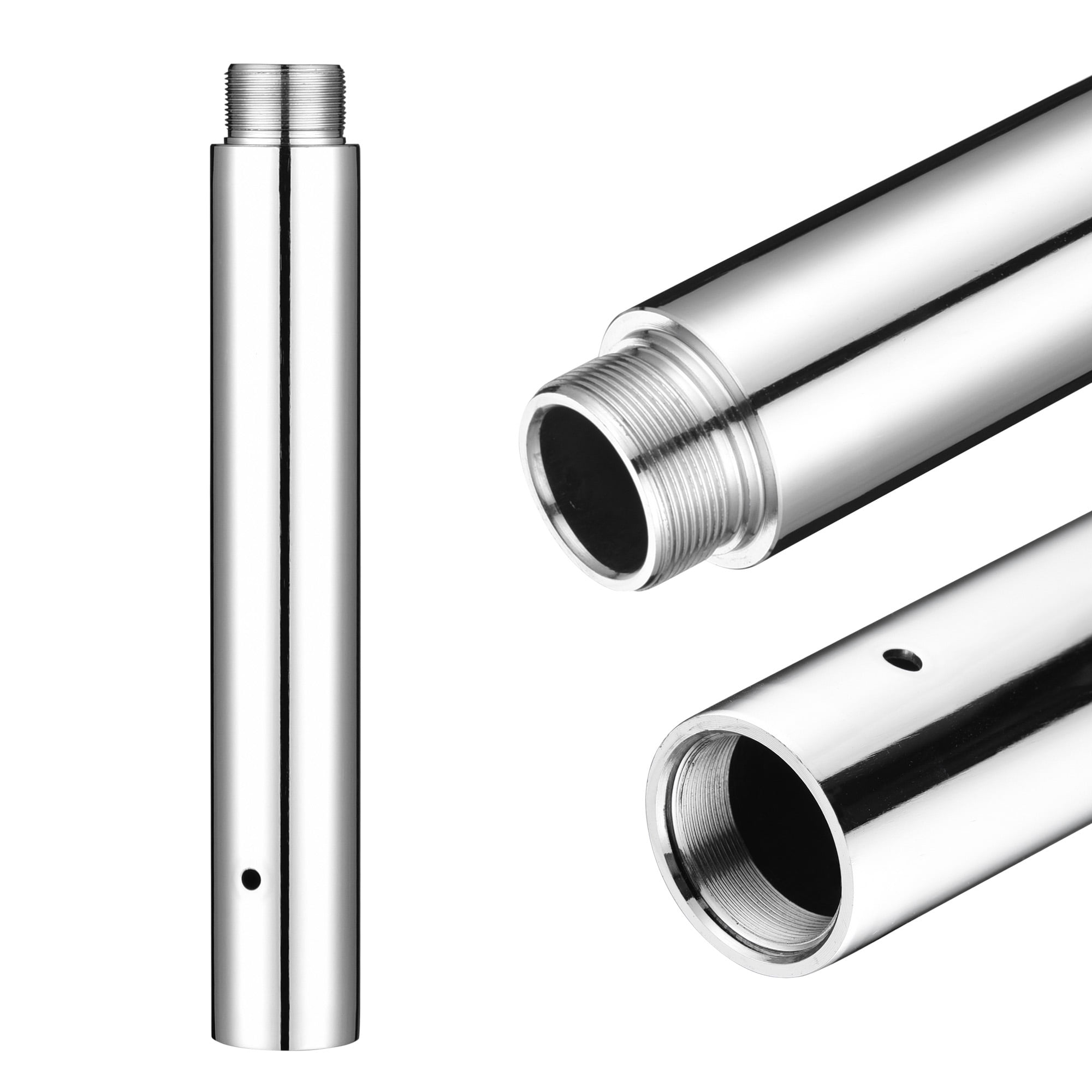 Yescom 262 mm Chrome Stainless Steel Dancing Pole Extension for 45 mm  Professional Pole Fitness Spinning Pole Accessories, Silver