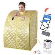 Yescom 2L Portable Light Home Steam Sauna Spa Tent Detox Weight Loss Body Slimming Bath