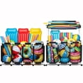 thumbnail image 1 of Yescom 2PCS Pool Float Storage Bins Basket for Toys Raft Noodles Rolling Cart Organizer, 1 of 10
