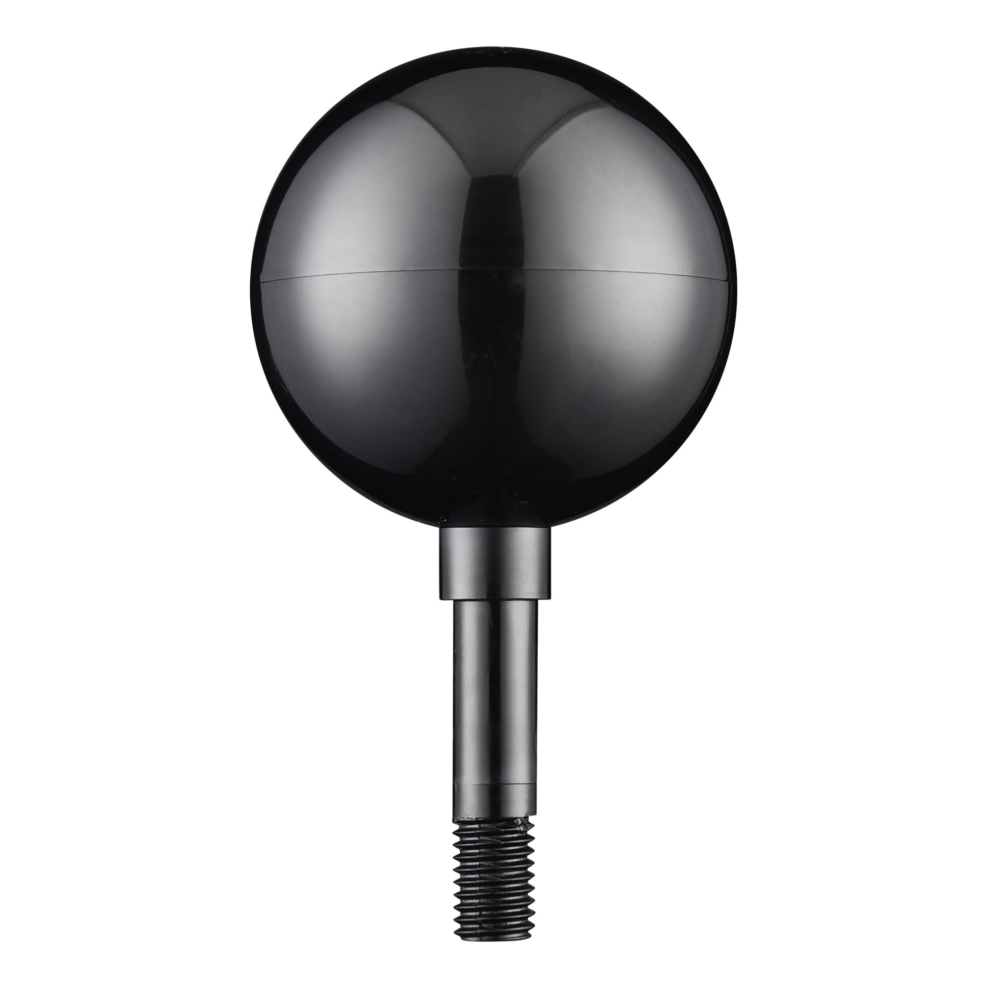 3" Flagpole Black Ball Top Finial Ornament for 20 25 30 Ft Flag
