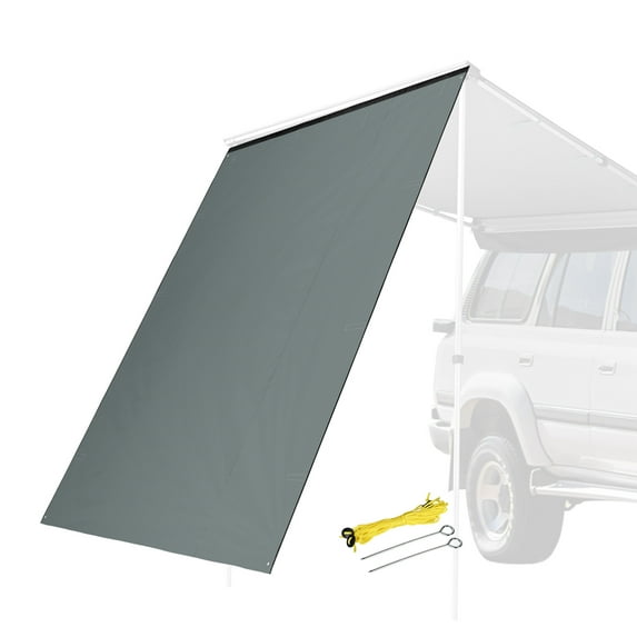 Yescom 4.6x6.6 Ft Car Awning Side Wall for Awning Shade Screen Roof Rack Truck Vehicle SUV Tent