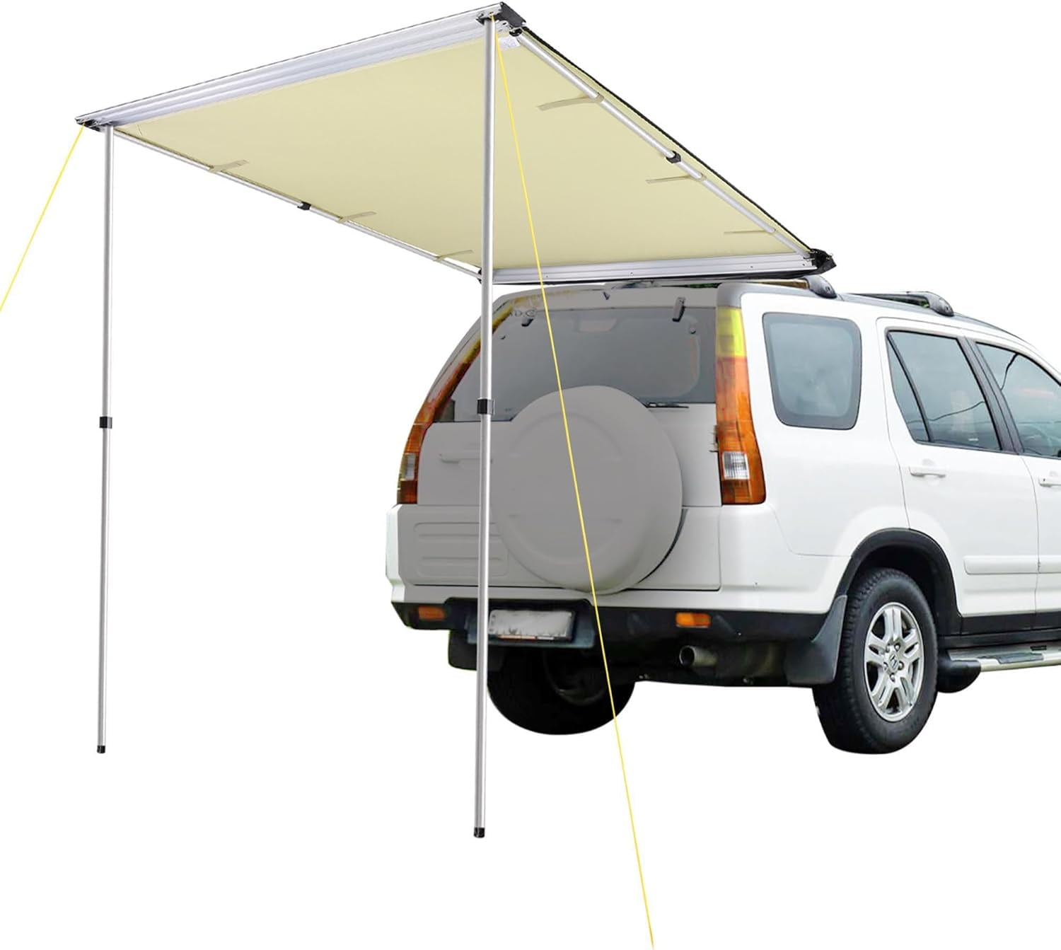 Yescom 4.6x6.8Ft Car Side Awning PU2000mm UV50+, Beige