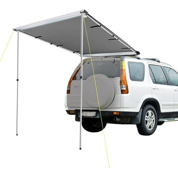 Yescom 4.6x6.8Ft Car Side Awning PU2000mm UV50+, Grey