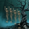 thumbnail image 1 of Yescom 4Pcs 16" Posable Mermaid Skeleton Halloween Decoration Movable Bone Pirate Theme Outdoor Yard, 1 of 9