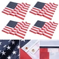 thumbnail image 1 of Yescom 4 Pcs 3x5 FT American Flag 210D Oxford UV Resistant Brass Grommets US Flags, 1 of 9