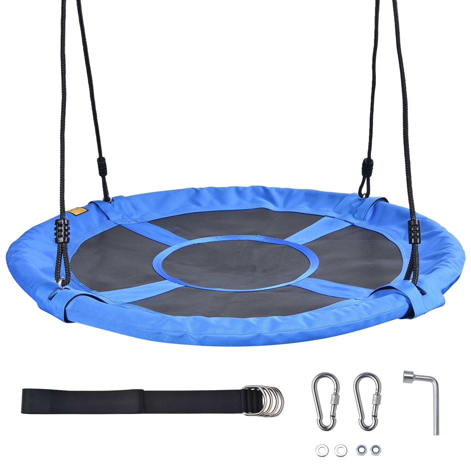 Yescom 40" Saucer Tree Swing with Adjustable Straps for Kids Outdoor ...
