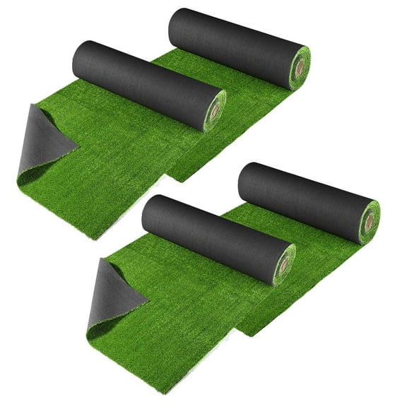 Yescom 4PCS 65x3Ft Artificial Turf Grass Rug Indoor Outdoor Event Balcony Deck Patio Decor Gym Synthetic Roll