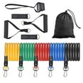 thumbnail image 1 of Yescom 5 Tubes Resistance Bands Set Exercise Workout Stackable 100Lbs Ankle Strap Home, 1 of 8