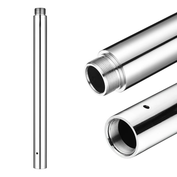 Yescom 500 mm New Chrome Dancing Pole Extension for 45 mm Professional Pole Fitness Spinning Pole Accessories, Silver