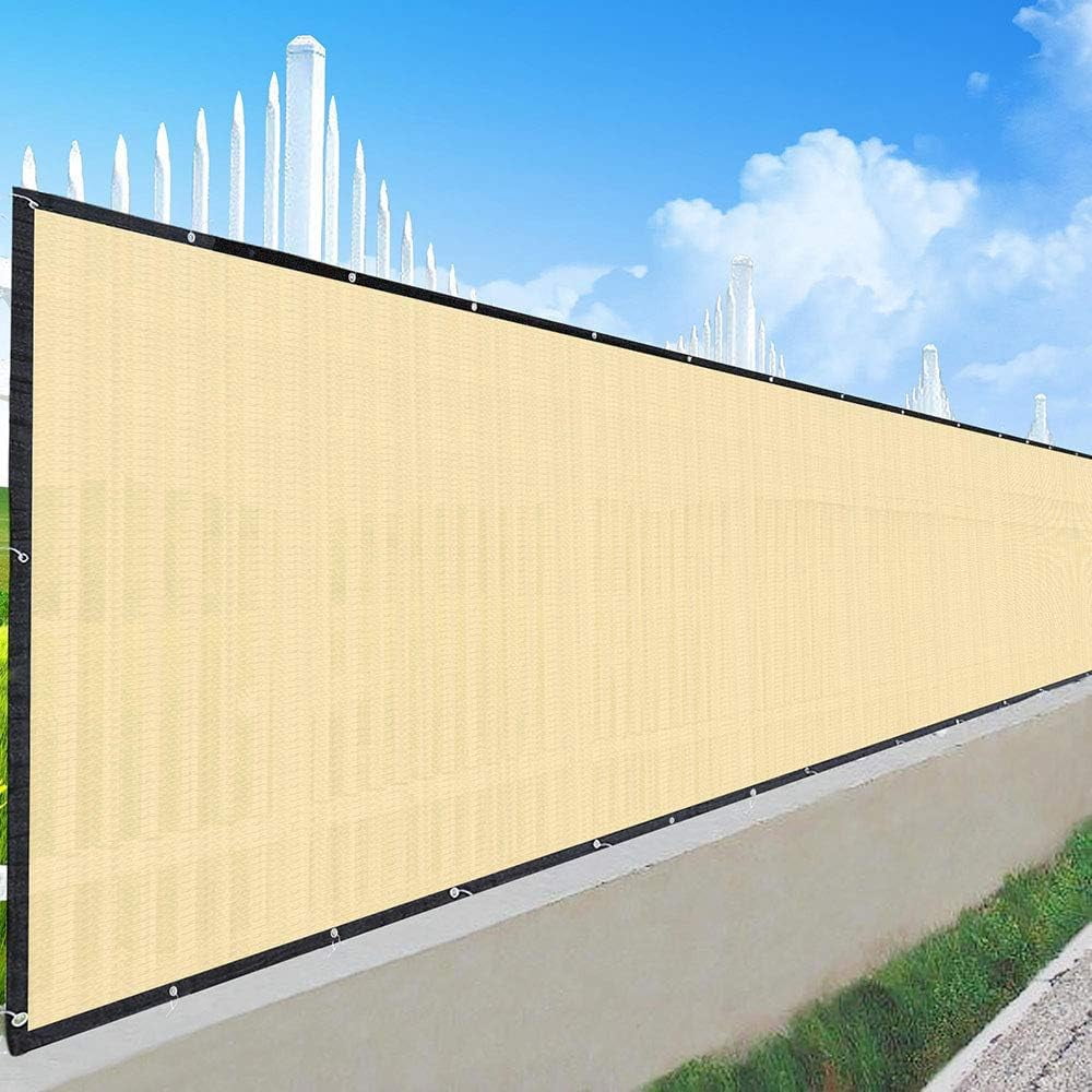 Yescom 50x4 Ft Privacy Fence Screen 180gsm HDPE Mesh Windscreen Shade ...