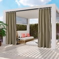 thumbnail image 1 of Yescom 54"x108" Outdoor Privacy Curtain Panel Tab Top UV30+ Patio Lanai Pergola 2 Piece, 1 of 9