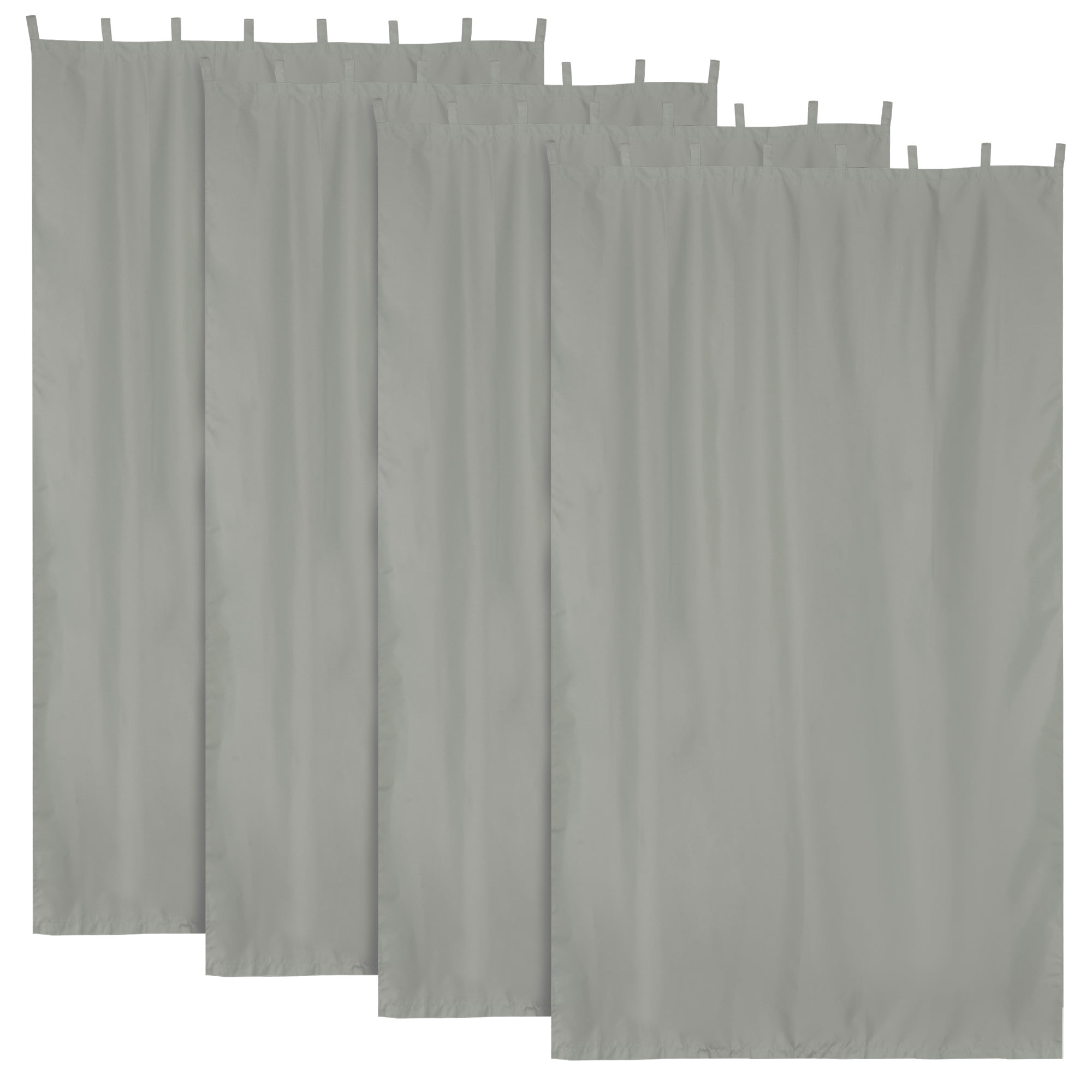 Yescom 54"x108" Outdoor Privacy Curtain Tab Top UV30+ Garden Lawn Pergola Patio 4 Piece