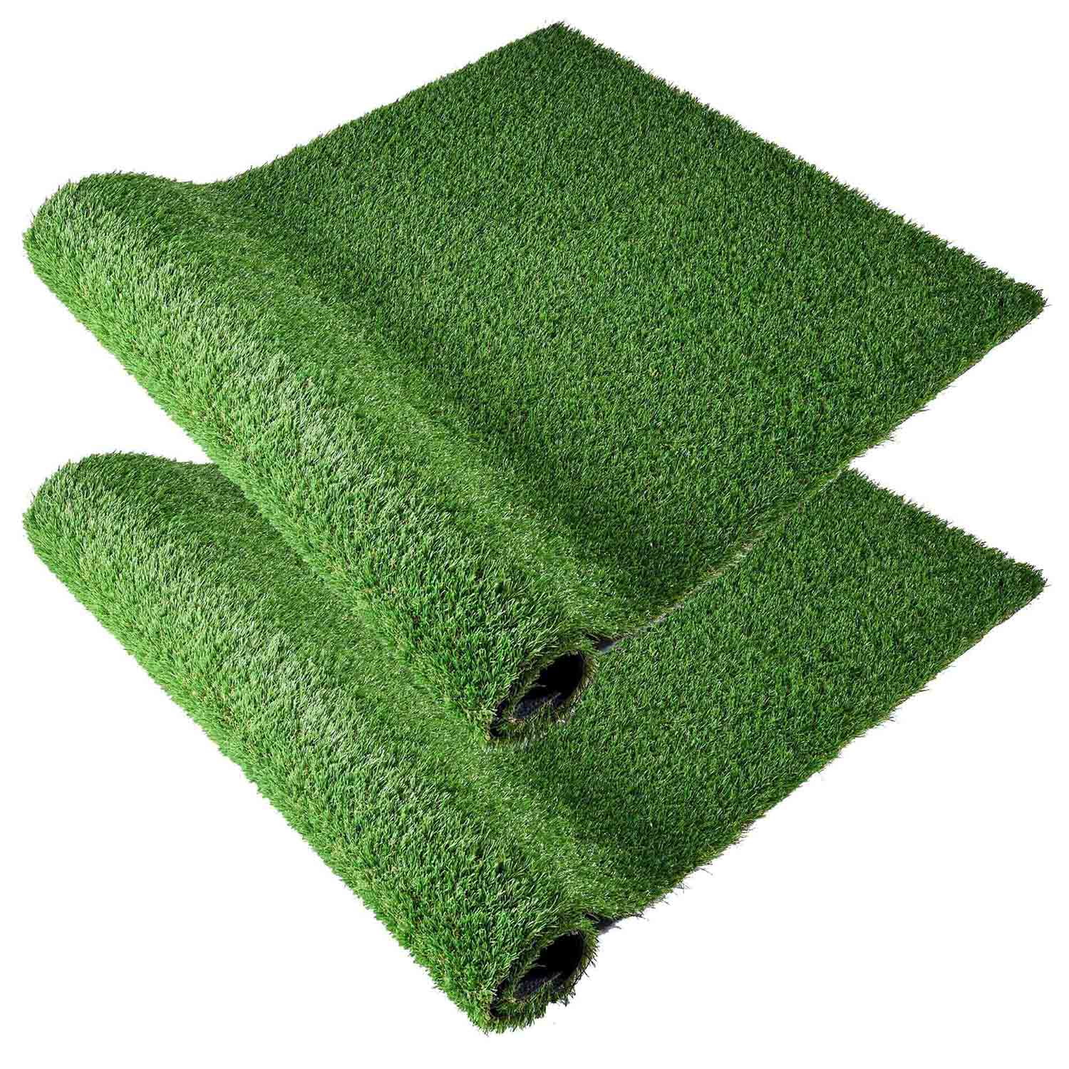 5x3.3ft Artificial Grass Mat Fake Lawn Pet Turf Synthetic Green