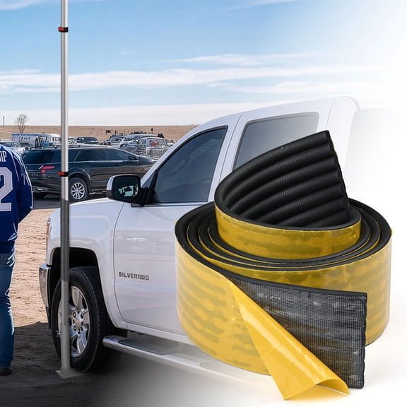 Yescom 6.5ft(2m) Flagpole Foam Protector with Adhesive Portable RV Flag Pole Telescoping Flagpole Padding for Scratch Prevention