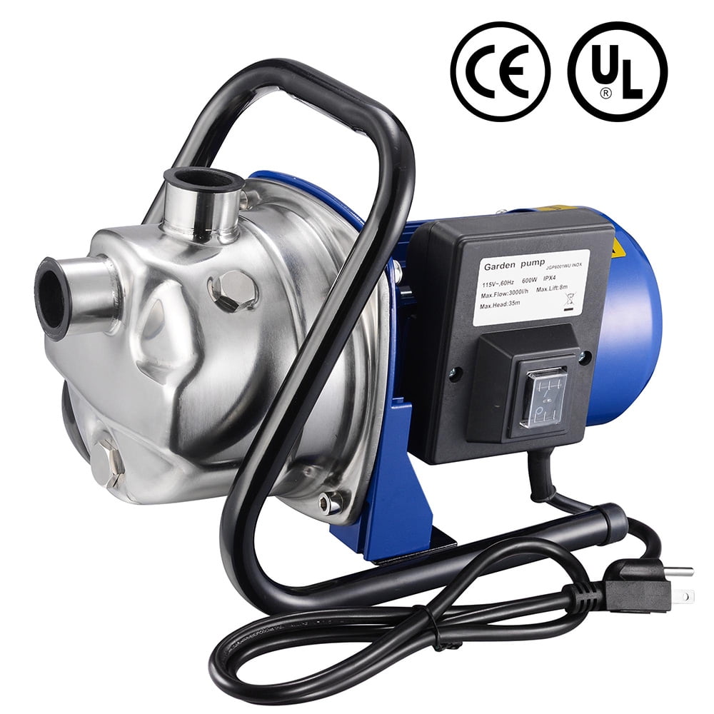 660GPH 3/4 HP Mini Electric Pump for Waterbeds, Aquariums