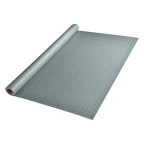 Yescom 6x3 Ft Garage Floor Mat Roll Flooring Protector Cover PVC for Motorcycle, Gray