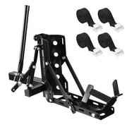 Yescom 800-Lbs Motorcycle Trailer Hitch 2 Tow Receiver Scooter Carrier Steel Hauler Hitch Mount Rack