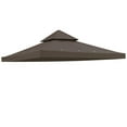thumbnail image 1 of Yescom 8x8Ft 2-Tier Gazebo Top Replacement UV30+ for 2 Tier Outdoor Patio Canopy Cover Party Backyard Garden Coffee, 1 of 10