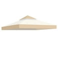 thumbnail image 1 of Yescom 8x8Ft 2-Tier Gazebo Top Replacement UV30+ for 2 Tier Outdoor Patio Canopy Cover Party Backyard Garden Sand+Ivory, 1 of 9