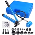thumbnail image 1 of Yescom 9 Ton Hydraulic Punch Driver Kit Manual Hole Knockout Puncher Tool w/ 6 Dies, 1 of 9