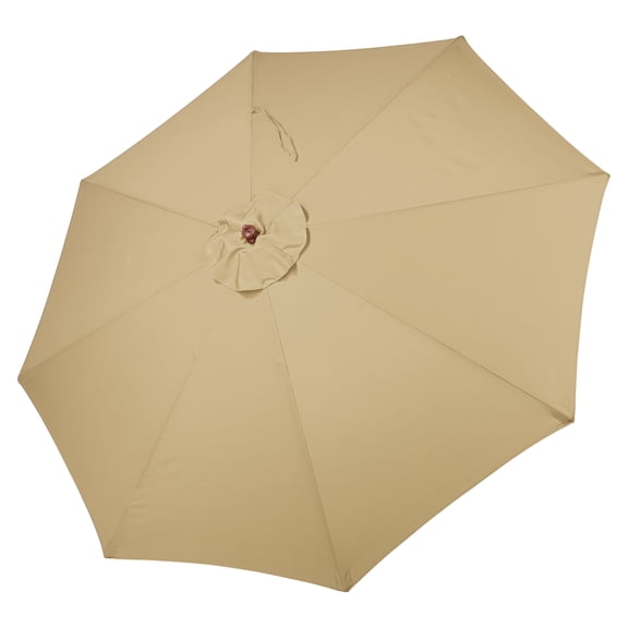 Yescom 9ft Outdoor Umbrella Replacement Top Patio Umbrella Market Replacement Canopy with 8 Ribs Beach Poolside