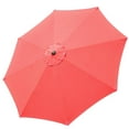 thumbnail image 1 of Yescom 9ft Patio Umbrella Replacement Canopy 8 ribs Outdoor Umbrella Top Cover 30+UV Protection in Red, 1 of 4