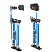 Yescom Drywall Stilts 24 - 40 Aluminum Drywall Tool with Comfort Knee Pads for Ceiling Sheetrock Taping Parade Costume Cleaning String Light Decor