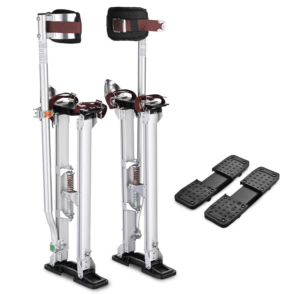 Drywall Stilts w/ 1 Pair Stilt Sole Replacement 24"40" Aluminum