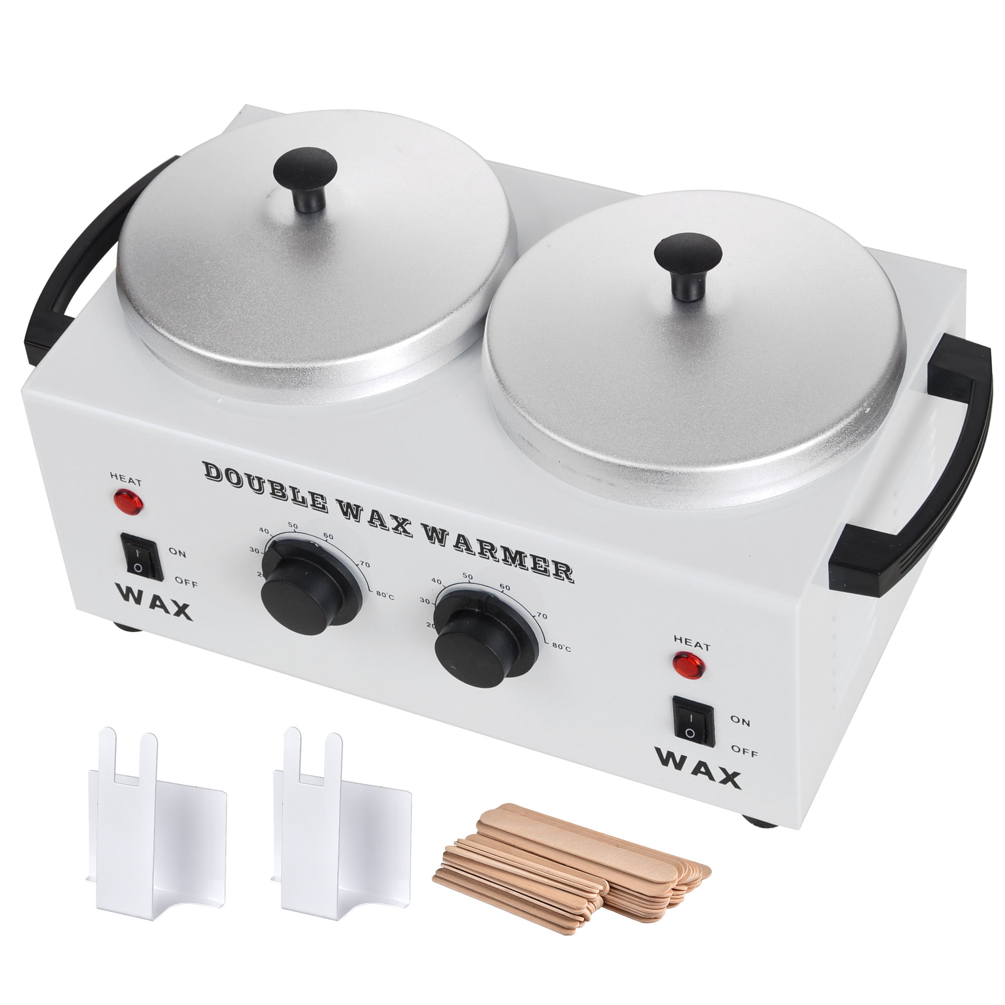 Double Wax Warmer Professional Hair Removal Wax Pot Electric Wax Heater  Machine with 50pcs Wooden Sticks for Skin Facial SPA - Yahoo Shopping