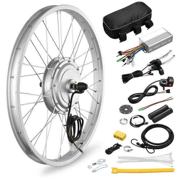 Yescom Electric Bicycle 24" Front Wheel E-Bike Conversion Kit 36V 750W Throttle Controller