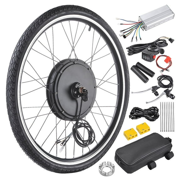 Yescom Electric Bike Conversion Kit 48V 1000W 26" Front Wheel E-Bike Conversion Kit Dual Mode Controller