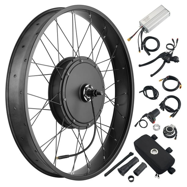 Electric Bike Conversion Kit 48V 1000W 26" Front Wheel EBike