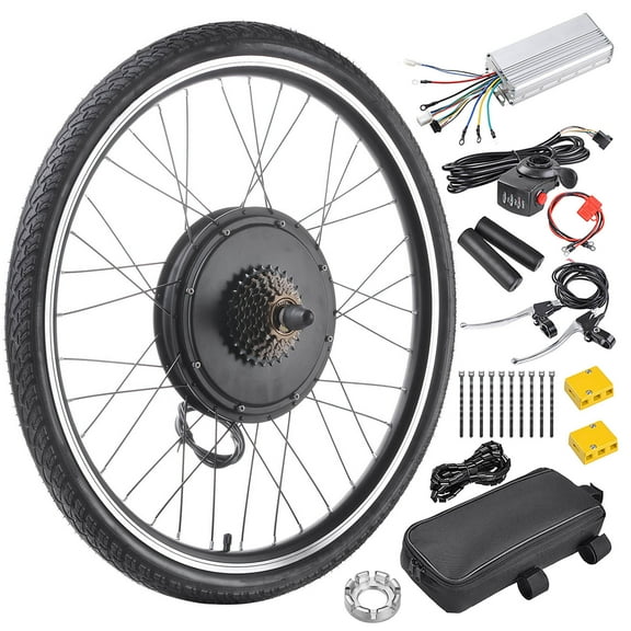 Yescom Electric Bike Conversion Kit 48V 1000W 26" Rear Wheel E-Bike Conversion Kit Dual Mode Controller